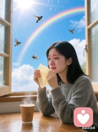 生活不會總是一帆風順，情緒的起伏也是常態。難過時就哭一場，別憋著，哭完了，擦擦眼淚，繼續大步向前走，要相信沒有什么能阻擋你對生活的熱愛。配圖