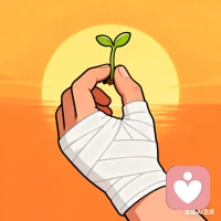 重要的不是治愈，而是帶著傷痛依然愿意熱愛生活。配圖