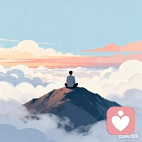 人生沒有標準答案，行至水窮處，坐看云起時，也是另一種風景。配圖