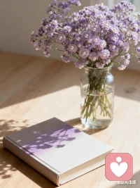 把煩心事都丟掉，騰出地方裝鮮花。配圖