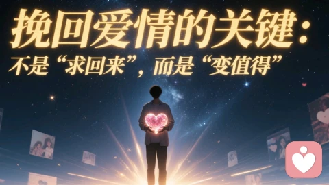 挽回爱情的关键:不是“求回来”，而是“变值得”