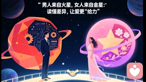 男人来自火星，女人来自金星：读懂差异，让爱更“给力”