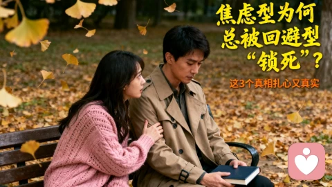 《焦虑型为何总被回避型“锁死”？这3个真相扎心又真实》