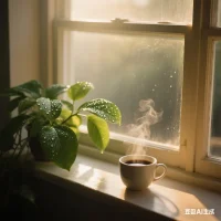 拉開窗簾時，陽光正好撞進(jìn)懷里，帶著點暖烘烘的甜。泡了杯熱咖啡，看著杯沿升起的熱氣，突然覺得今天的風(fēng)都是為了托舉好心情來的。配圖