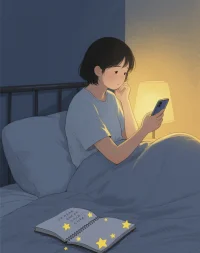 成長是把哭聲調成靜音，那些無人知曉的情緒，我都藏進了備忘錄的星號里。偶爾手機在掌心發燙，才驚覺已獨自走過了那么長的路。配圖