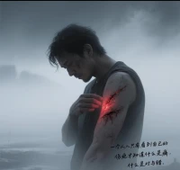一个人只有看到自己的伤疤才知道什么是痛，什么是对与错。