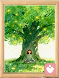 内心的平和是一盏灯，能照亮前行的路，也能温暖同行的你。配图