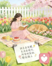 生活终归是属于自己的一场盛宴，

不拧巴，能自洽，才能更快乐。配图