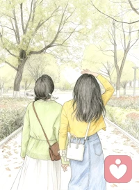 浪漫不止有爱情，还有一辈子的好朋友。配图