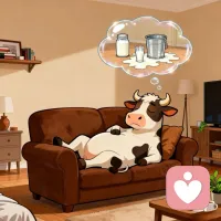 科普一個(gè)讓你“心累”的元兇：「思維反芻」 ??

顧名思義，就像牛把吃下去的食物反芻回來反復(fù)咀嚼一樣。
我們也會把過去的痛苦、錯(cuò)誤和遺憾，從腦海里“倒嚼”出來，反復(fù)品味、自我攻擊。

但牛反芻是為了消化，而我們反芻，只會消耗。??
它偷走你的精力，放大你的恐懼，讓你陷入“想太多-更難受-更想多”的死循環(huán)。

識別它，是擺脫它的第一步。
下次當(dāng)你發(fā)現(xiàn)自己在死循環(huán)里時(shí)，問問自己：
“我能從這次‘回味’中得到新東西，還是只是在重復(fù)痛苦？”

祝好眠，晚安??配圖