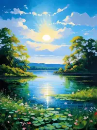 ?允許自己不完美?：生活平靜如水時不必慌張，一地雞毛是日常，內心繁花似錦才是永恒，接納情緒波動是走向成熟的必修課。??配圖