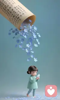 “留一点耐心，生活不会一下子给予你所有的答案。”配图