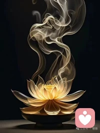 以清凈心看世界，以歡喜心過生活，以平常心生情味，以柔軟心除掛礙。”配圖