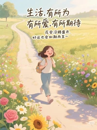 人生最好的狀態原來是：
??有事可做（充實）
??有人可愛（溫暖）
??有夢可追（光亮）配圖