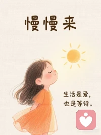慢慢來(lái)，生活是愛(ài)，也是等待
有些事，做了沒(méi)有結(jié)果，不一定是失敗
而是正在向下扎根，加油??配圖