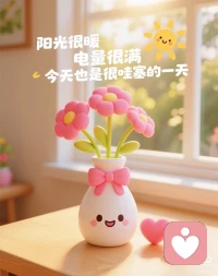 ??2o2?/??.??·?????????? 充滿元?dú)獾囊惶扉_始啦，人生百味，誰(shuí)又能不累，在心里種花，人生才不會(huì)荒蕪，生活不會(huì)虧待任何一個(gè)心中??光的人。用愉悅的心情面對(duì)生活，未來(lái)一定會(huì)越來(lái)越好????。配圖