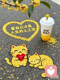 🍁 致秋天的你：
手捧一杯热茶，对自己说声“辛苦啦”。
秋天教会我们的，是收敛锋芒，也是积蓄力量。
好好爱自己，是这场季节里最浪漫的开始。