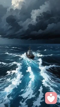 人生的許多答案需要時間揭曉。在滂沱大雨中不妨靜心修煉，相信每一段灰暗，都在為光明蓄力。配圖
