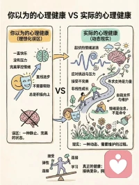 心理的健康与否，不是一种静止完美的状态；而是一种在情绪波动的现实境况中接纳复杂，拥抱成长的动态维护过程。
这过程很像一个人的修行。修行就是不断的修理自己的心性和行为，提升自己的思想和观念，改掉不好的习气。
修行要在自己心性上下功夫，不针对自己的缺点，不针对自己的恶习，不针对自己薄弱的一面去努力，这都不叫修行。
修行人要在事上修炼，借事炼心。不要在顺境时装成修行人，不要在逆境时忘记自己是修行人。