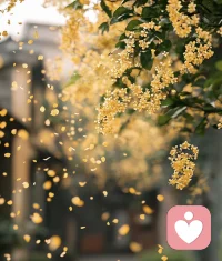 十月桂花香配圖