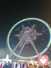 幸運摩天輪????一直轉啊轉，轉出個美好未來！配圖