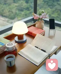 我的神仙工位??
在這里看書看風景
我能夠坐一整天??配圖