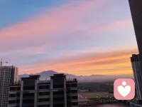 朝霞很美，就像每天的心情