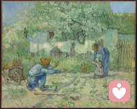 #六一，愿每个孩子都被温柔地看见

梵高看孩子的目光，很轻。
他没有把孩子画成讨人喜欢的样子，
也没有给他们太多装饰。

只是认真地看着他们。

看他们的眼睛，
看他们小小的脸，
看一个生命最开始的模样。

他会关心孩子能不能健康长大，
关心空气、土地、生活环境，
也关心一个家庭里最朴素的爱。