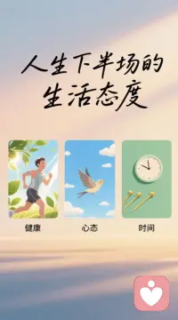 人生下半场的生活态度！