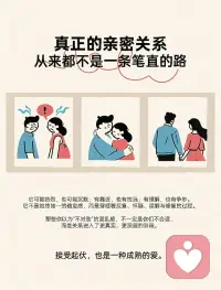 真正的親密關(guān)系，不是永遠甜蜜，而是吵不散配圖