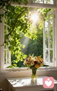 清晨的阳光，耀眼而不刺眼配图