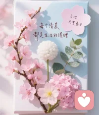 愿你晨起有微笑，所遇皆美好，心里有光，温暖明亮。配图