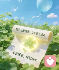 心怀暖意，向阳而生。配图