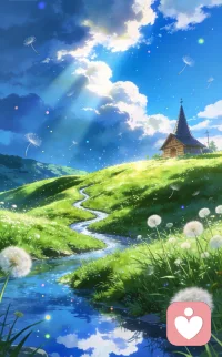 微风拂过，瞥见微光。配图