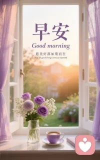 新的一天，不慌不忙，向阳而生，慢慢发光。配图