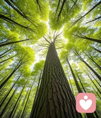 抬头是满树星光，低头是人间烟火。
晚安，愿你在绿意里卸下疲惫，一夜好眠，醒来皆是温柔。配图