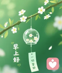 春光正好，花开枝头，愿你带着轻松的心情，奔赴今日的美好