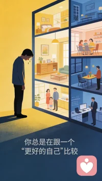 你不知道自己喜欢什么、想要什么。
别人问你“你的目标是什么”，你回答不上来。
你觉得自己像在一片雾里，看不清方向。
可是你有没有想过——
这种“不知道”，是不是因为你太久没有问过自己了？
你一直在满足别人的期待，
你自己的声音，已经被埋到哪里去了？配图