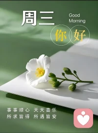 早安?，周三?
把行動(dòng)交給現(xiàn)在，把結(jié)果交給時(shí)間。那些你暗自努力的時(shí)光，終會(huì)照亮前行的路。只要一直在追光的路上，人生終會(huì)光芒萬(wàn)丈。