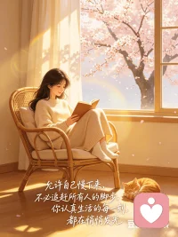 允许自己慢下来，不必追赶所有人的脚步，你认真生活的每一刻，都在悄悄发光。