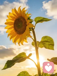 心若向阳，无畏悲伤。微笑向暖，安之若素。