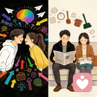 自我扩张模型是关系保鲜的关键理论。人类有一种基本的动机，即通过亲密关系来扩张自我（扩大资源、视角和能力）。在关系初期，伴侣通过了解对方、分享经历，感到自我的迅速扩张，这种快速的心理成长带来了极大的满足感和激情。当关系进入稳定期，双方对彼此已经非常熟悉，不再能从对方身上获得新的知识或体验，“自我扩张”的速度急剧下降。此时，关系变得功能化（一起还房贷、养孩子），而失去了成长的动力。配图