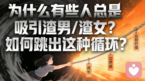 為什么有些人總是吸引渣男和/渣女?如何跳出這種循環?