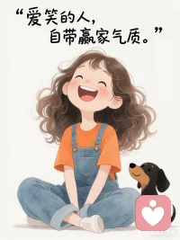 俗话说，爱笑的人运气都不会太差，所以生活中我们要多对人笑，既可以让自己拥有愉快的心情，也能够带给其他人快乐与温暖。