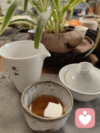 一日一茶，静坐。