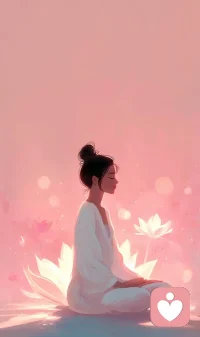 你有没有发现，我们每天脑子里总像有场停不下来的对话？工作的烦恼、明天的计划、刚才那句话是不是说错了……念头一个接一个，几乎没有空隙。

其实你可以试试这个：停下手边的事，单纯感受双脚踩在地上的感觉。就只是感受——那鼻尖与胸腔的呼吸，就在这一呼一吸之间。短短几十秒，那些嘈杂的念头会像水面的涟漪，慢慢平静下来。

大地永远在那里稳稳托着你，而你只需要回来，回到这一口呼吸里。配图