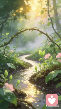 养一身柔骨，不是软弱。存一颗厚心，不是迟钝。

心里那根弦，绷得太紧易断，太松不成调。

真正的韧，是能承受重压，也能在雨后慢慢回弹，还带着点湿润的生机。配图