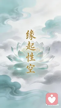 缘起时，好好活着；缘灭时，好好放手

缘聚则生，缘散而灭

缘起性空，坦然自若配图