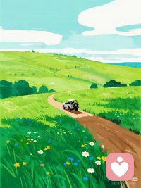 旷野的风，总会迎来自由的人，
      
            草原的情，总会感染浪漫的你~🌺

早上好！我等你来感受旷野的风和草原的情配图