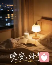 夜深人静，卸下白天的伪装，才敢直面心底的情绪。不必逞强，不用解释，和自己好好相处，接纳所有疲惫与脆弱，晚安，也晚安自己。